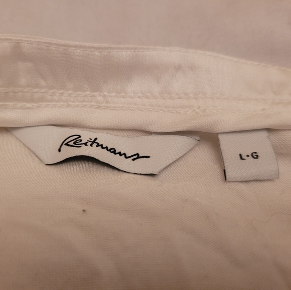 Reitmans satin style blouse, size L - Picture 6 of 10